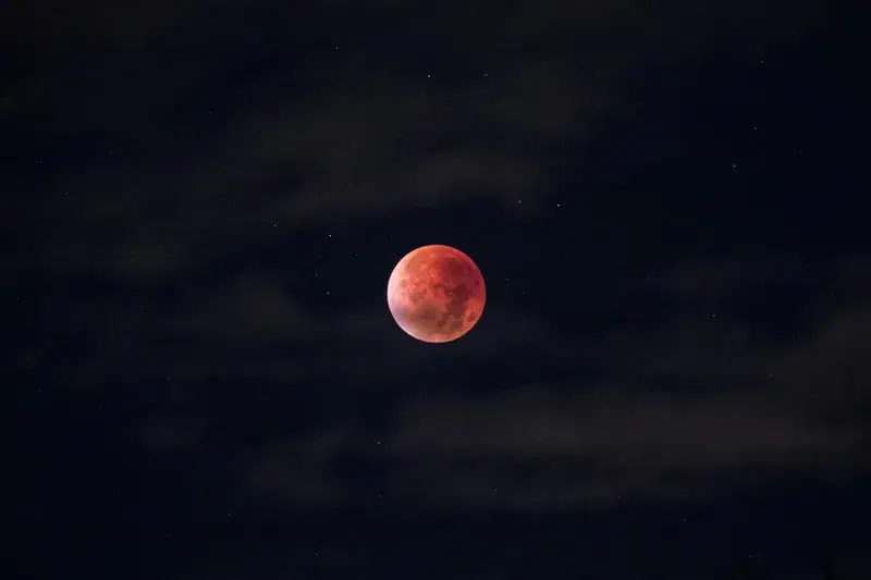 Cover Image for Embracing the Cosmic Connection: The Mindful Experience of a Total Lunar Eclipse